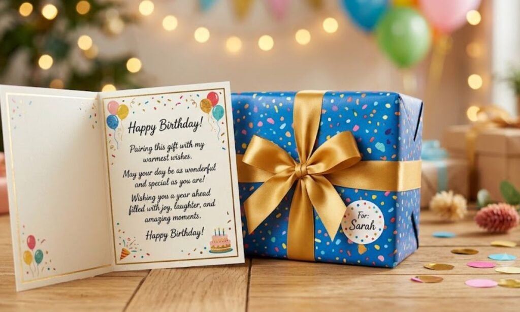 Birthday Wishes to Pair With a Gift
