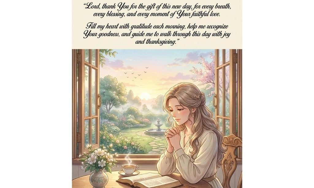 Daily Prayer of Thanksgiving to God - Beginning Each Day in Gratitude