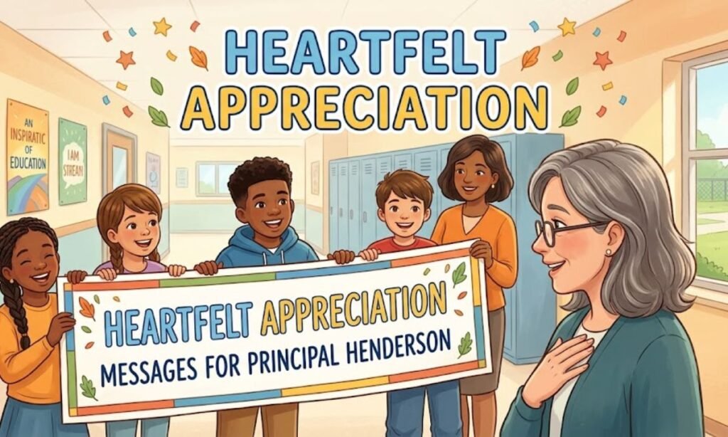 Heartfelt Appreciation Messages for Principal