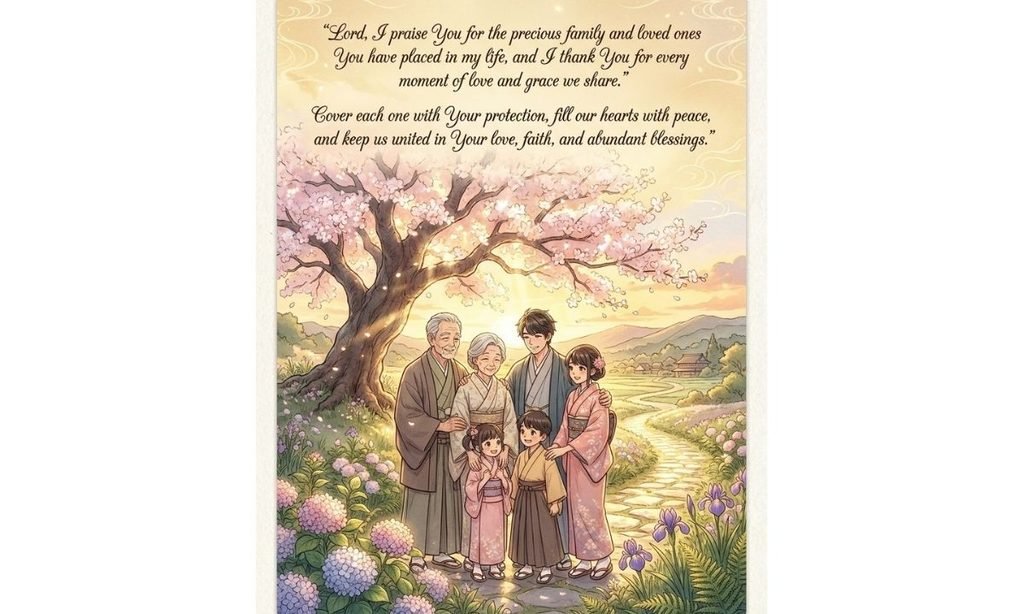 Praise and Thanksgiving Prayer for Family and Loved Ones - Covering Those We Cherish