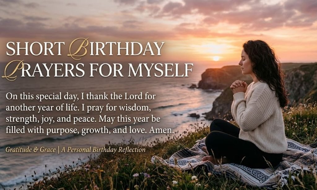 Short Birthday Prayers for Myself