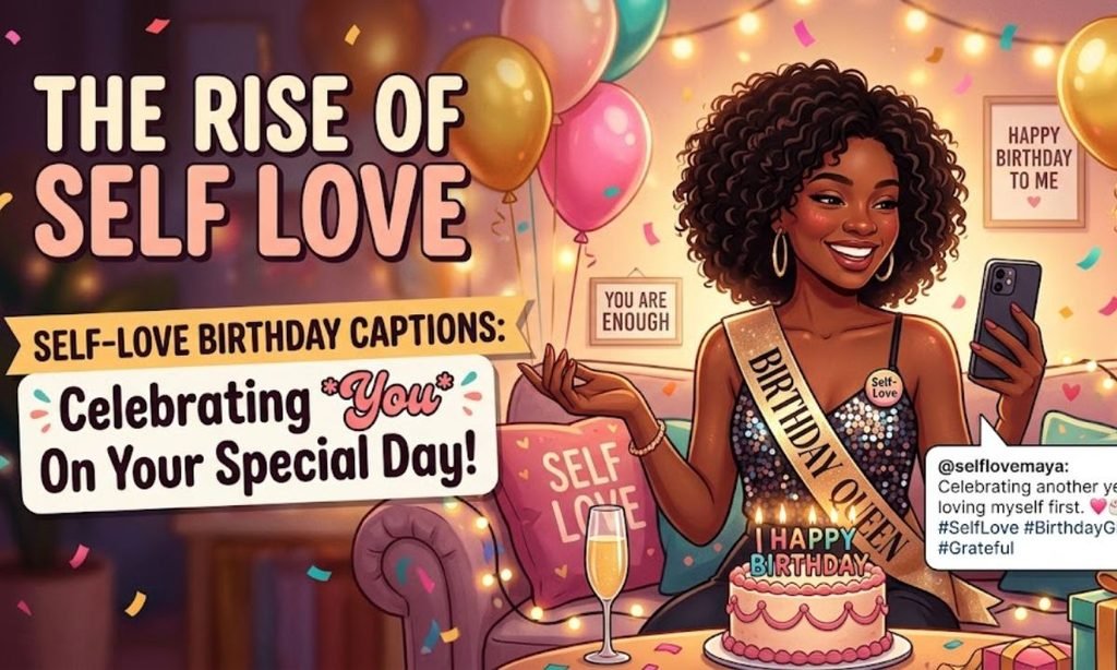 The Rise of Self Love Birthday Captions