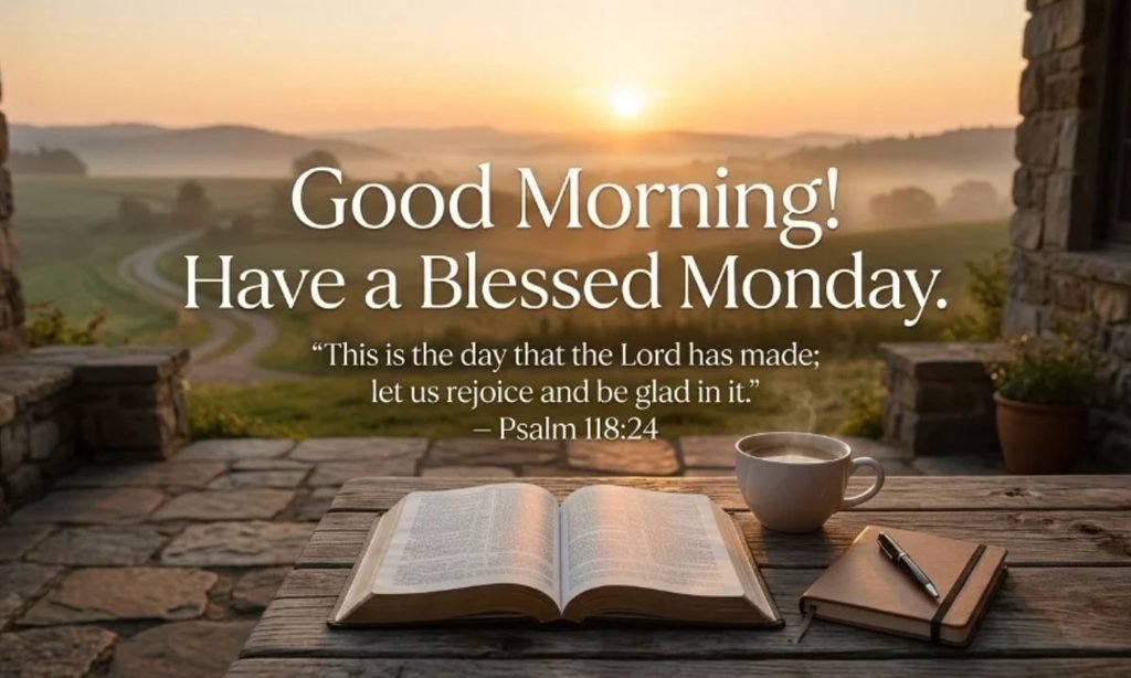 Good Morning Monday Blessings Bible Verses