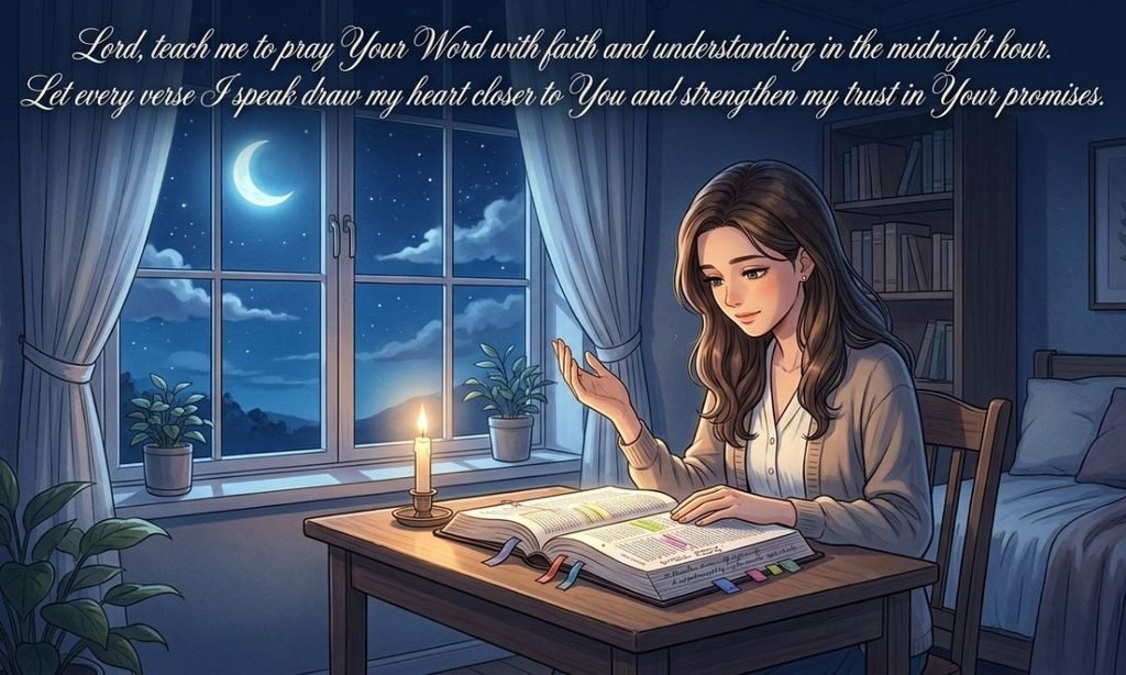 How to Use Bible Verses Effectively During Midnight Prayer