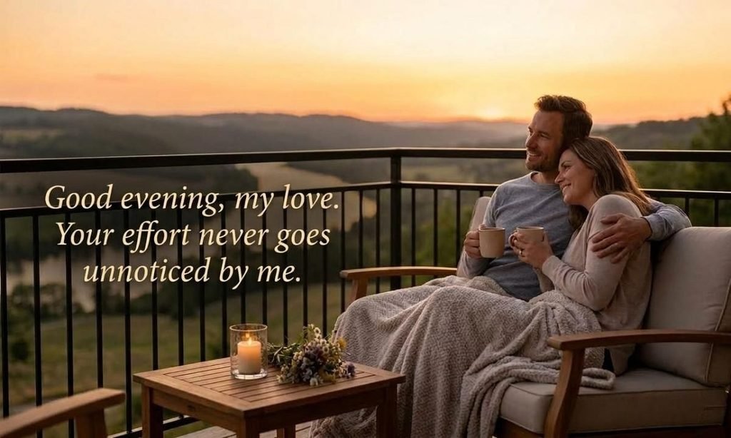 Inspirational Good Evening Messages for My Love