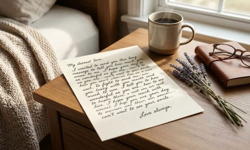 Long Good Morning Love Paragraphs for Him