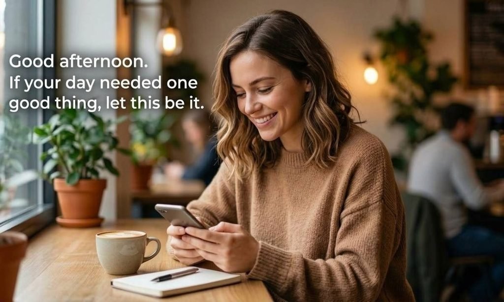 Lovely Good Afternoon Messages to Bring a Smile to Her Face