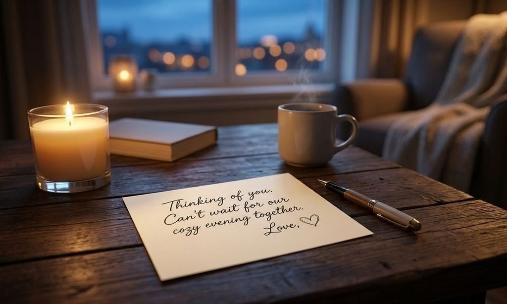 Romantic Evening Greetings for Him