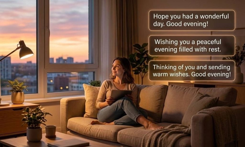 Sweet and Simple Messages to Say Good Evening
