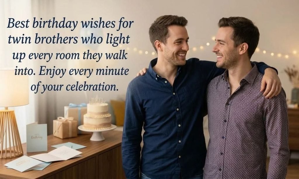 Best Birthday Messages for Twin Brothers