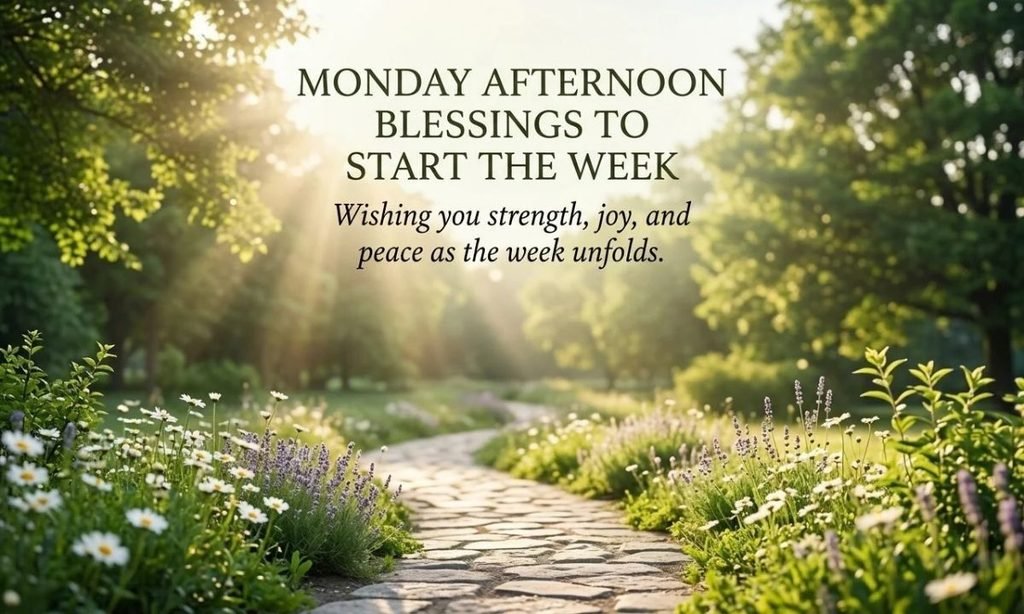 Monday Afternoon Blessings to Start the Week