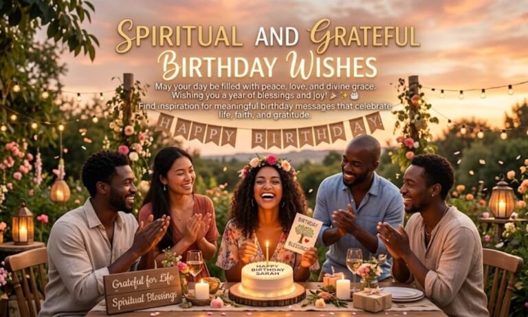 Spiritual and Grateful Birthday Wishes