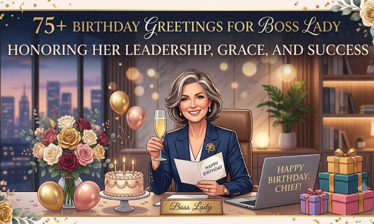 birthday wishes for boss lady