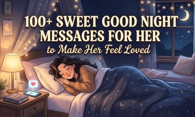goodnight messages for her