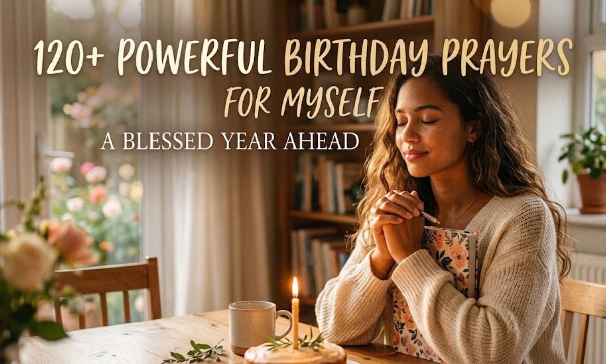 touching birthday prayer for myself