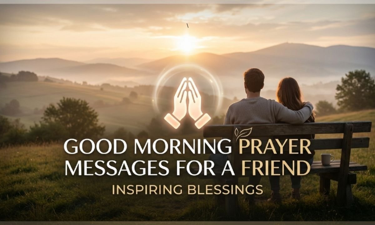 good morning prayer message for a friend