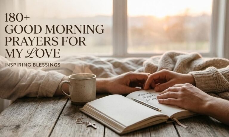 heart touching good morning prayer for my love