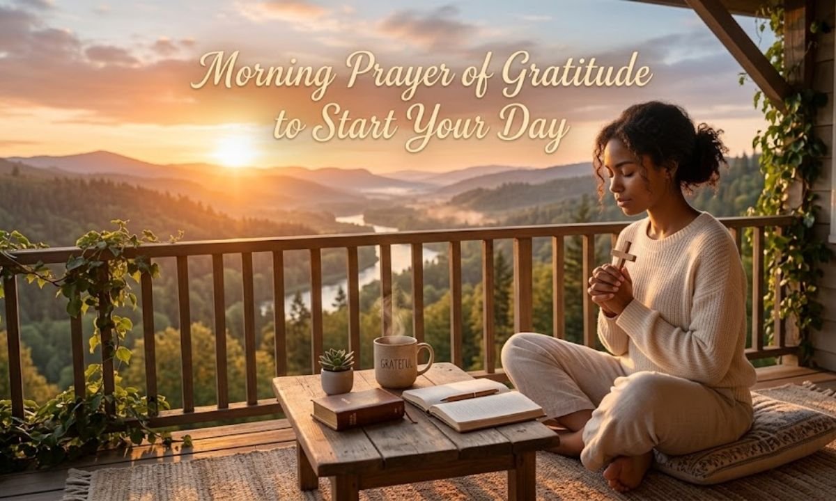morning prayer of gratitude
