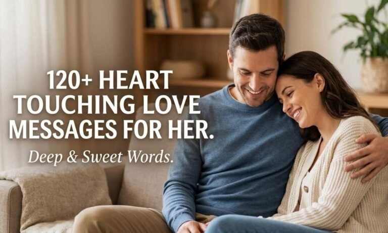 touching love messages for her