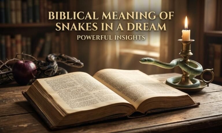 what is the biblical meaning of snakes in a dream