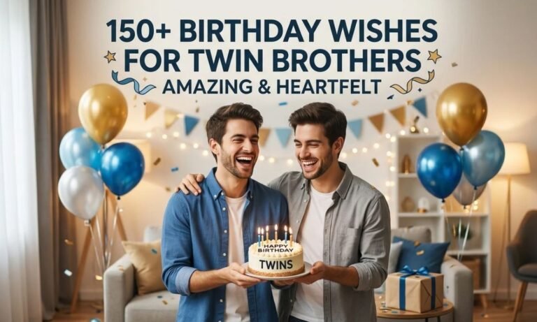twins brother birthday wishes